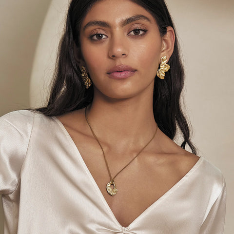 STASSIA GOLD EARRINGS