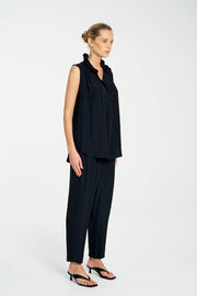 FRILL NECK TANK - NAVY