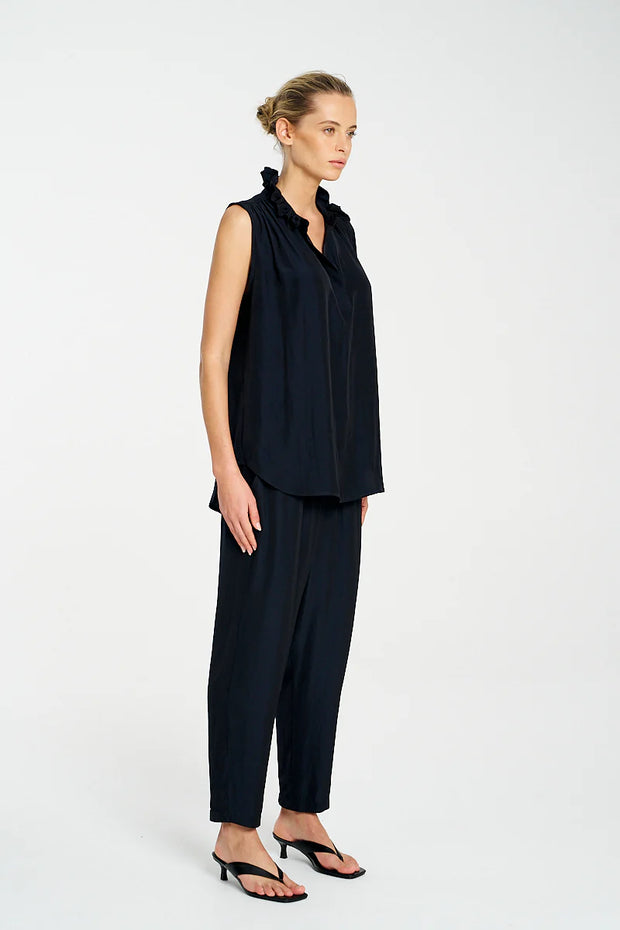 FRILL NECK TANK - NAVY