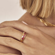 J'ADORE HEART GOLD RING