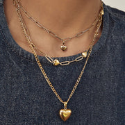 LEV GOLD HEART NECKLACE