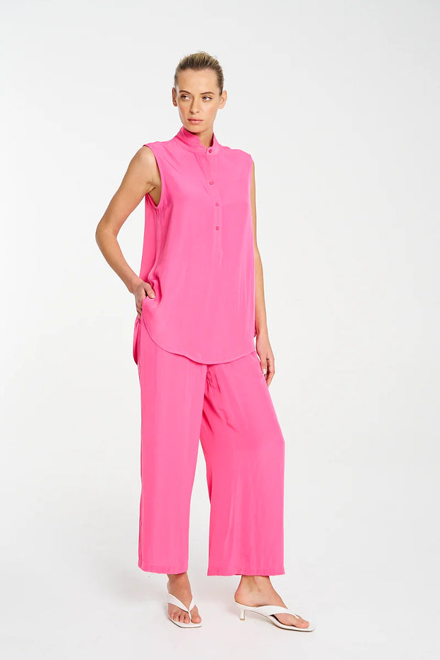 TAB SLIDE TANK - HOT PINK