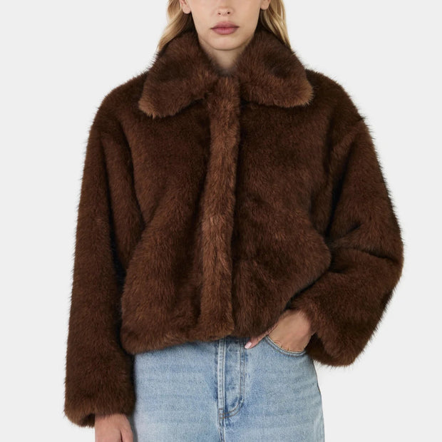 FRANKIE FAUX FUR JACKET