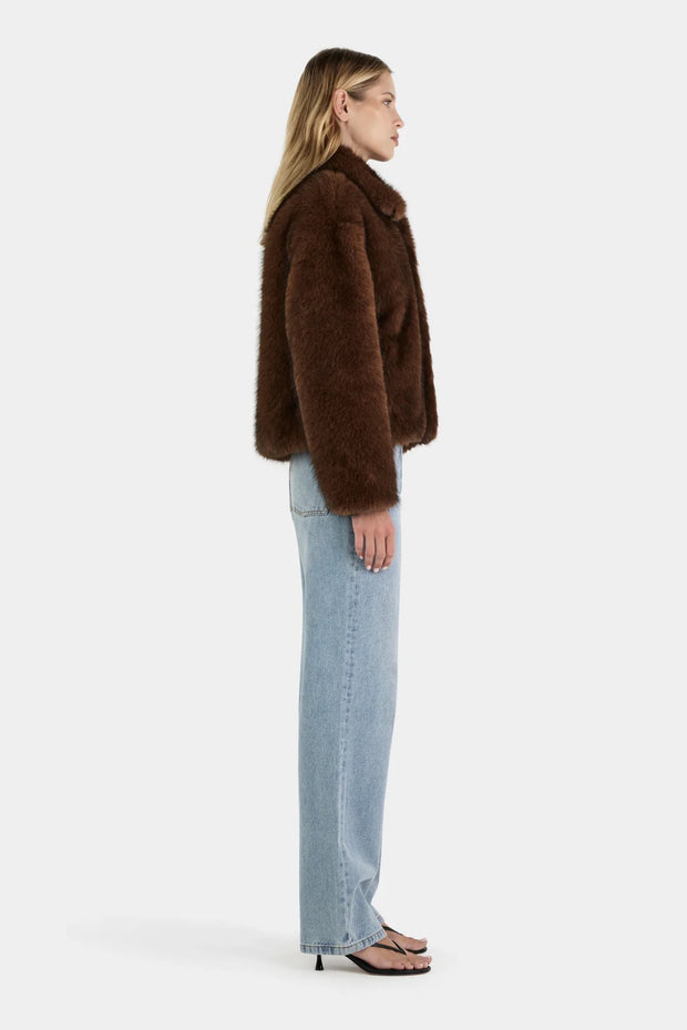 FRANKIE FAUX FUR JACKET