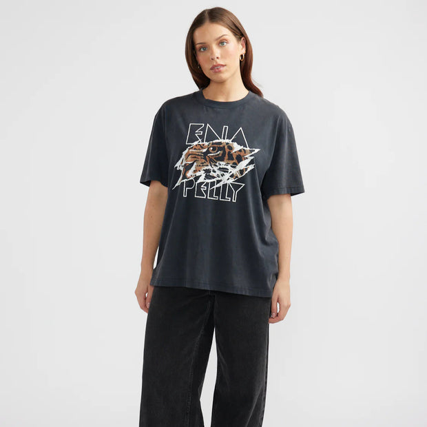 JESSIE OVERSIZED TEE TIGERS EYE