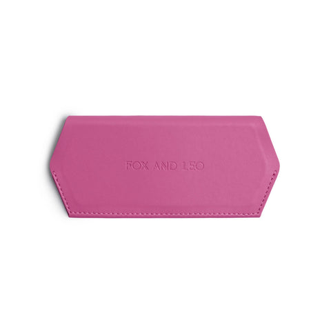 GLASSES CASE - HOT PINK