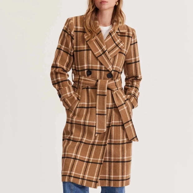 HESTON CHECK COAT