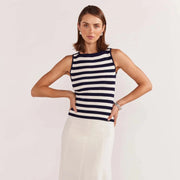 LOREN STRIPE KNIT TANK