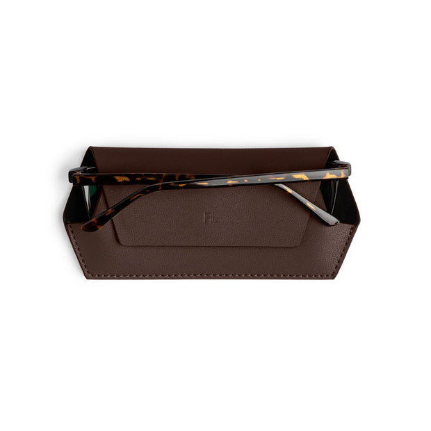 GLASSES CASE - CHOCOLATE
