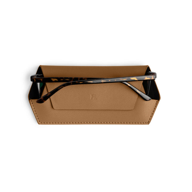 GLASSES CASE - TAN