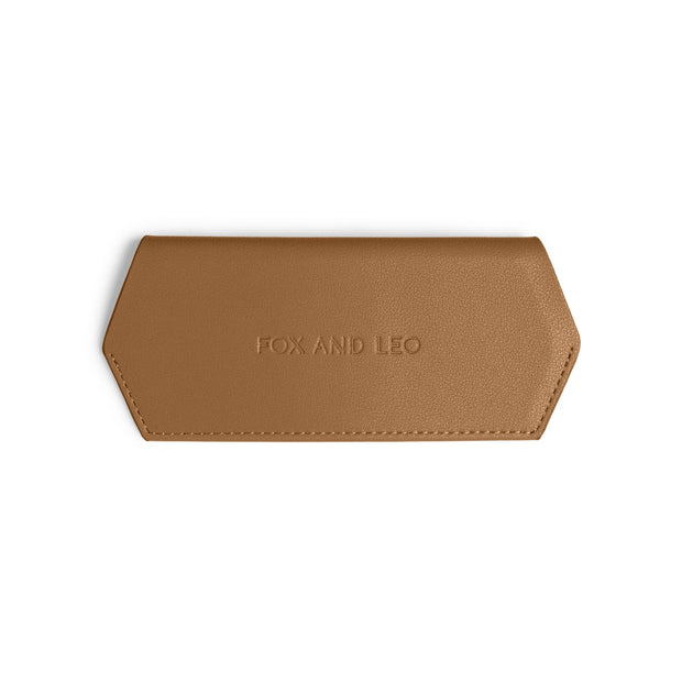 GLASSES CASE - TAN