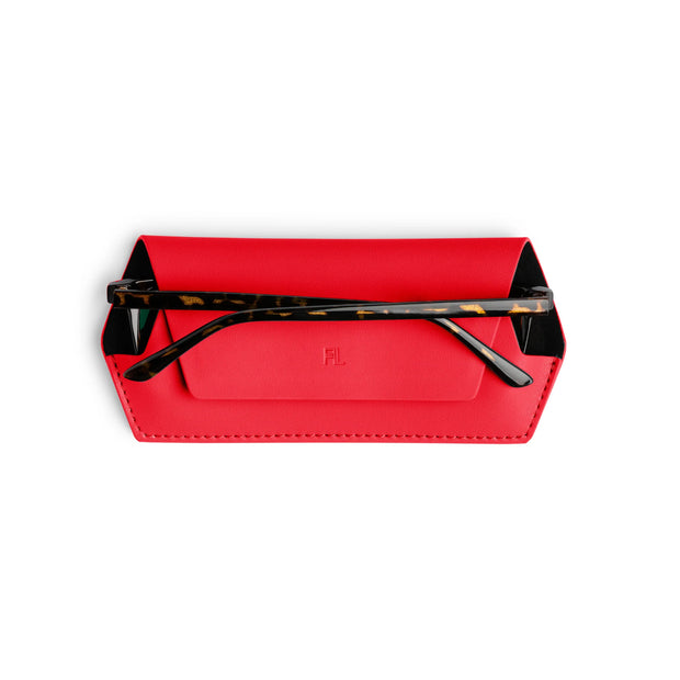 GLASSES CASE - RED