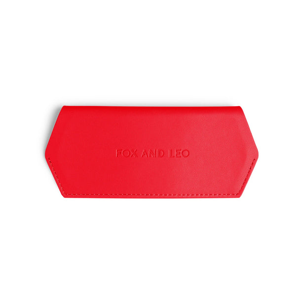 GLASSES CASE - RED