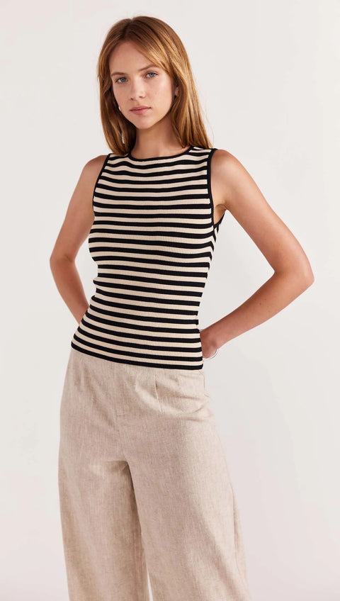 MIA STRIPE KNIT TANK