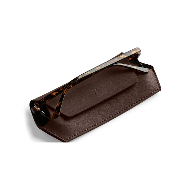 GLASSES CASE - CHOCOLATE