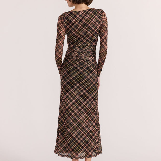 REIGN MESH MIDI DRESS