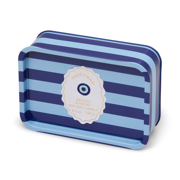 A DOPO "EYE" TIN CANDLE - INCENSE & SMOKE