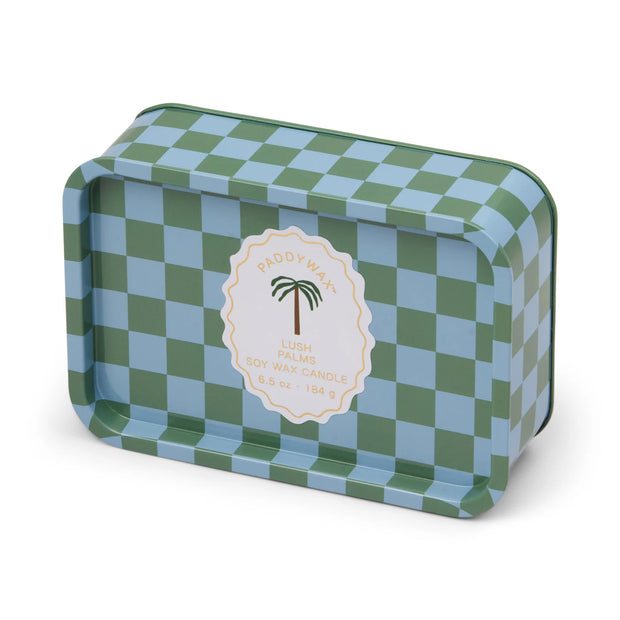 A DOPO "PALM" TIN CANDLE - LUSH PALMS