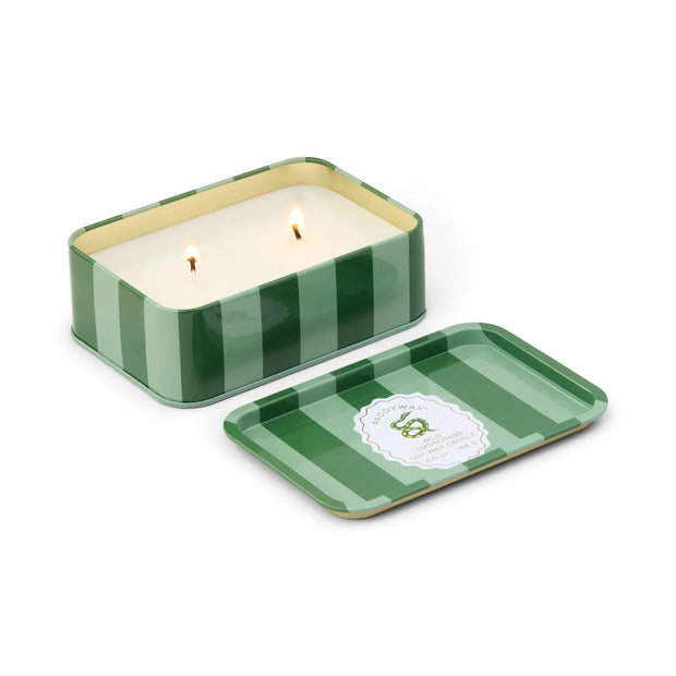 A DOPO "SNAKE" TIN CANDLE - WILD LEMONGRASS
