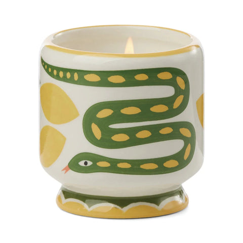 A DOPO "SNAKE" CANDLE - WILD LEMONGRASS