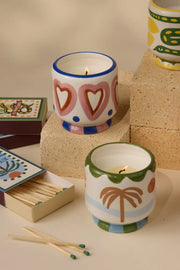 A DOPO "HEARTS" CANDLE - ROSEWOOD VANILLA