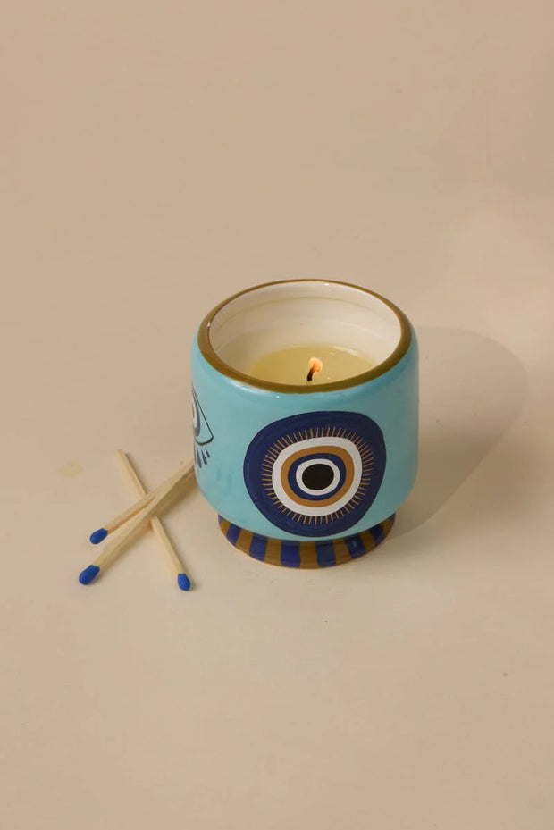 A DOPO "EYE" CANDLE - INCENSE & SMOKE