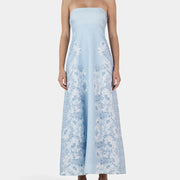 ALIDA LINEN MAXI DRESS - BELLS BEACH