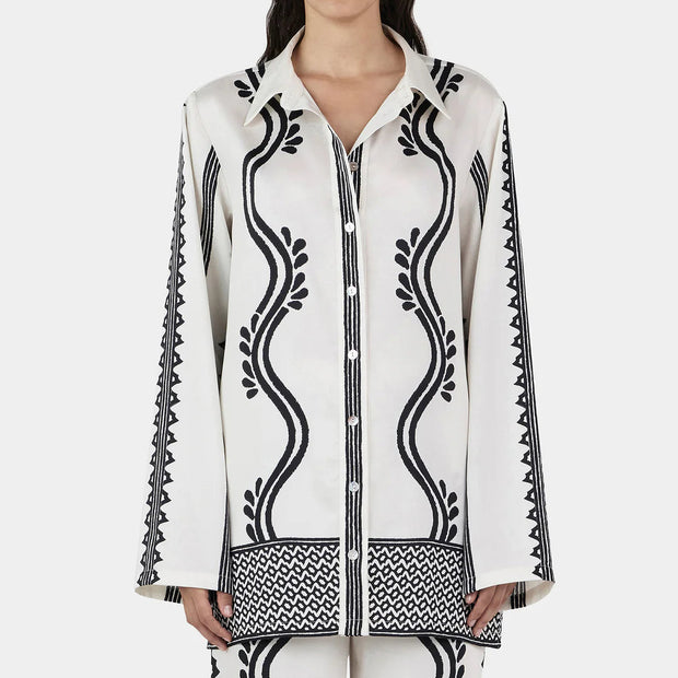 ALLORA SHIRT - GEO WAVES