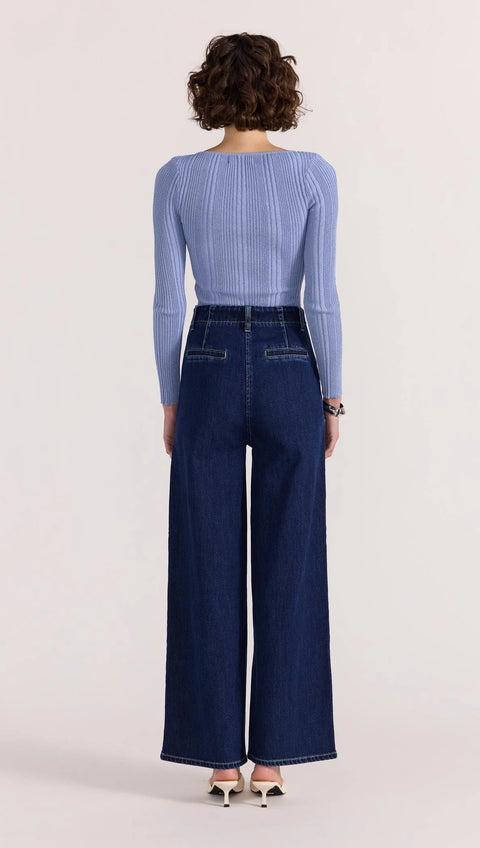 AMIRA RIBBED KNIT TOP