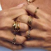 Isabel Gold Ring