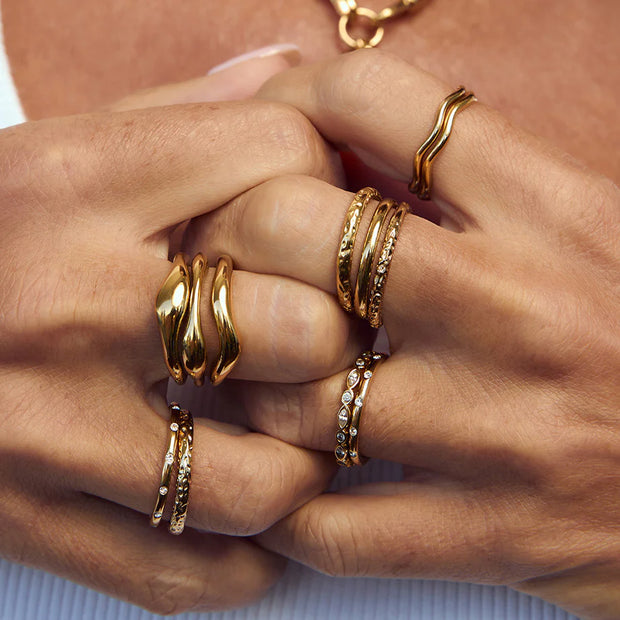Isabel Gold Ring