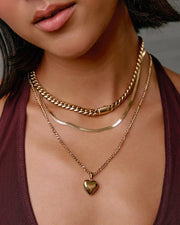 ROSE HEART NECKLACE
