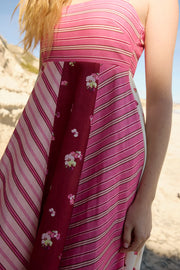 RUE DRESS - REDCURRANT MULTI