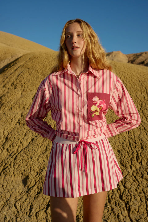 BUDDY SHIRT - ORCHID STRIPE