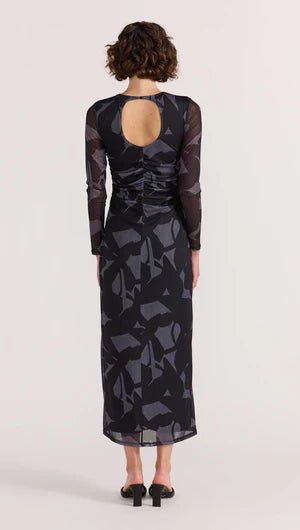 AURA MESH MIDI DRESS