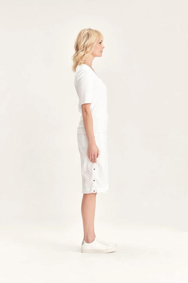ACROBAT ROLLED SHORT - WHITE