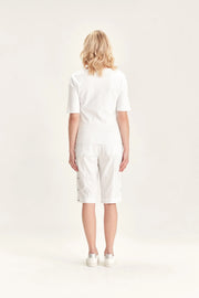 ACROBAT ROLLED SHORT - WHITE