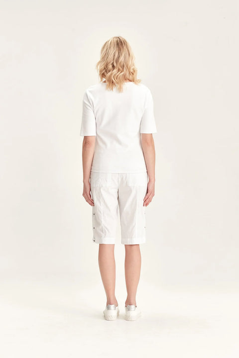 ACROBAT ROLLED SHORT - WHITE