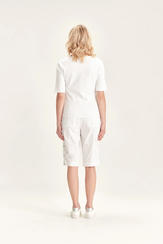 ACROBAT ROLLED SHORT - WHITE