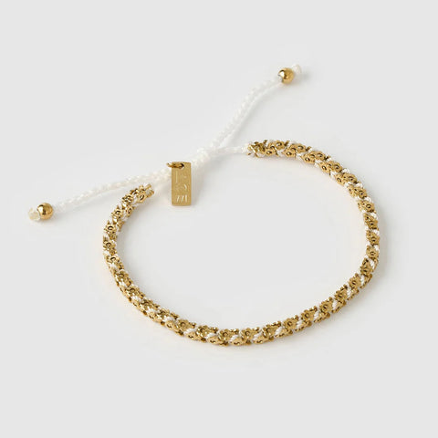 BEATRICE GOLD BRACELET - VANILLA