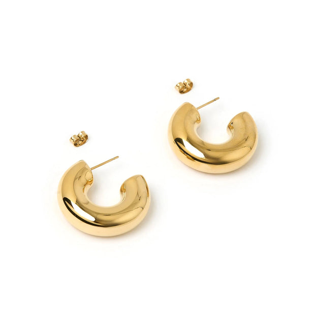 Bella Gold Hoop Earrings