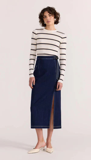 CAMILLIE STRIPE KNIT TOP