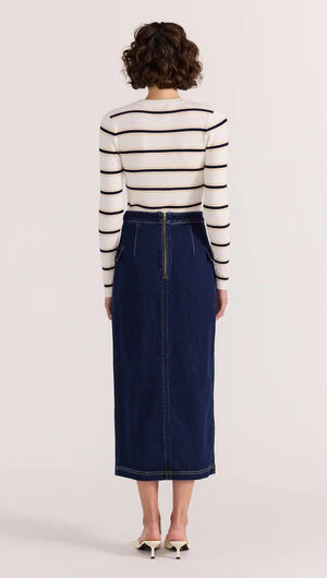 CAMILLIE STRIPE KNIT TOP