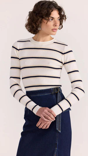 CAMILLIE STRIPE KNIT TOP