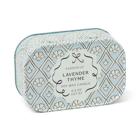 CHERIE TIN CANDLE - LAVENDER & THYME