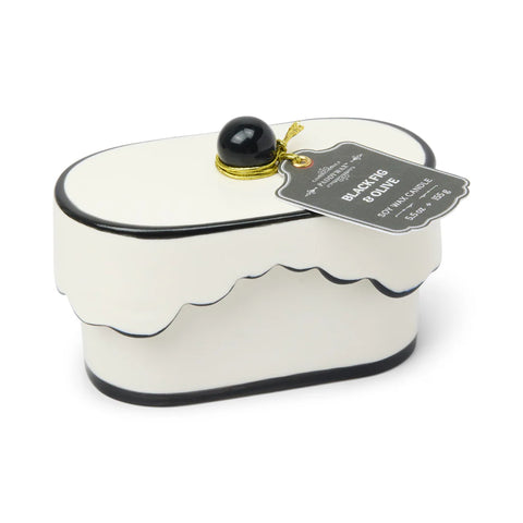 CHERIE CERAMIC CANDLE - BLACK FIG & OLIVE