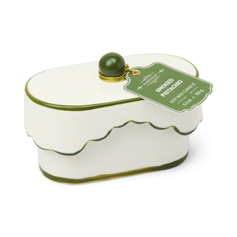 CHERIE CERAMIC CANDLE - SMOKED PISTACHIO