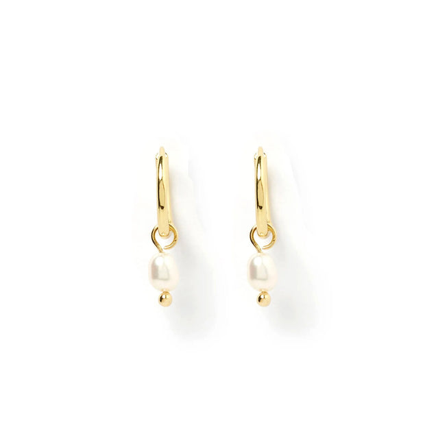 CORDELIA PEARL EARRINGS - GOLD