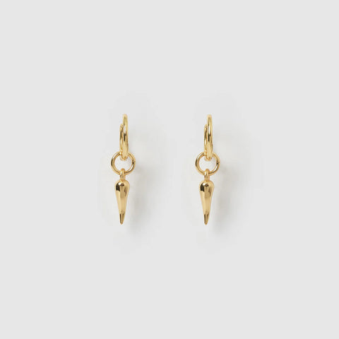 CORNICELLO GOLD CHARM EARRINGS - SMALL