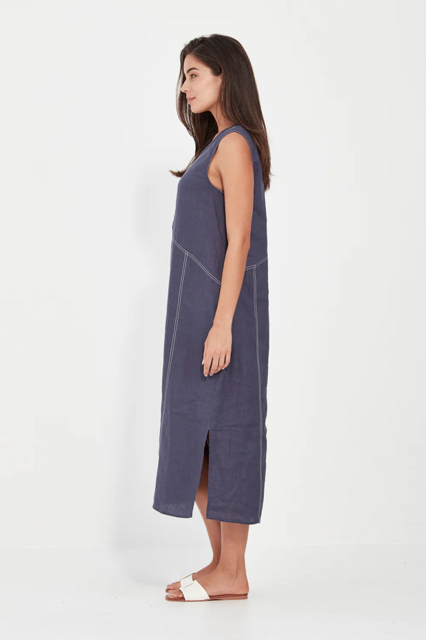 CORDELIA DRESS - DENIM